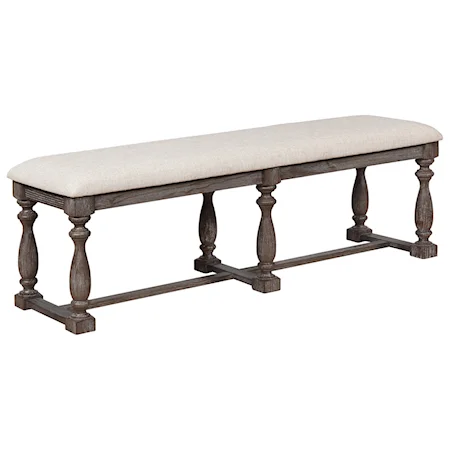 Transitional Dining Room Bench